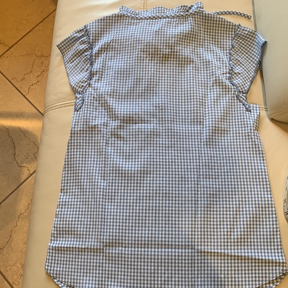 London Blouse ,short sleeves ,blue & white size XS - Picture 10 of 10